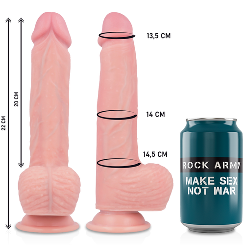 ROCKARMY HAWK ROTADOR Y VIBRADOR 22 CM