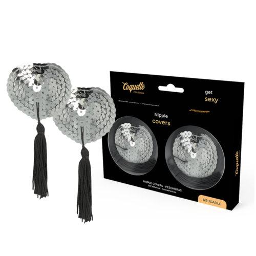 COQUETTE CHIC DESIRE CUBRE PEZONES SILVER