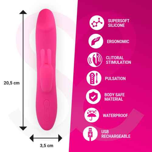 MORESSA - MOLLY IMPULSOR UP&DOWN Y POTENTE VIBRACIÓN PREMIUM SILICONE RECARGABLE