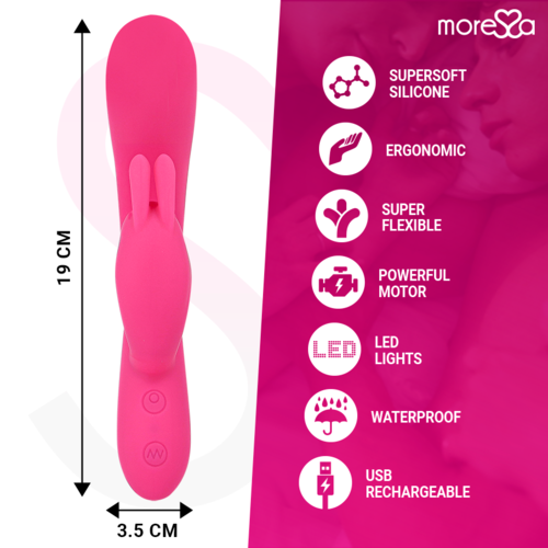 MORESSA - TELMO TICKLING CLITORIAL PREMIUM SILICONE RECARGABLE