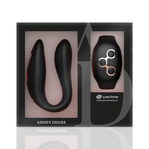 ANNE''S DESIRE DUAL PLEASURE TECNOLOGÍA WATCHME NEGRO/GOLD