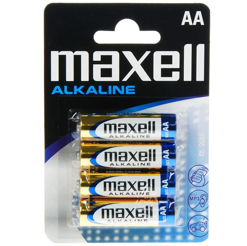 MAXELL PILA ALCALINA AA LR6 BLISTER*4 EU