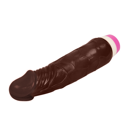 WAVES OF PLEASURE VIBRADOR 19,5 CM MARRÓN