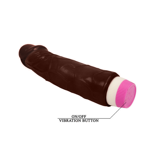 WAVES OF PLEASURE VIBRADOR 19,5 CM MARRÓN