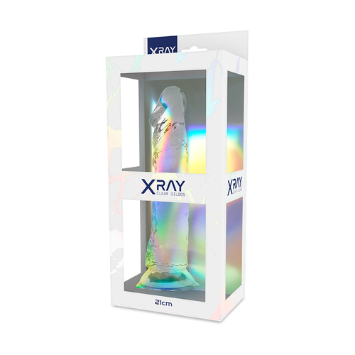 XRAY ARNES + DILDO TRANSPARENTE 21CM X 4CM