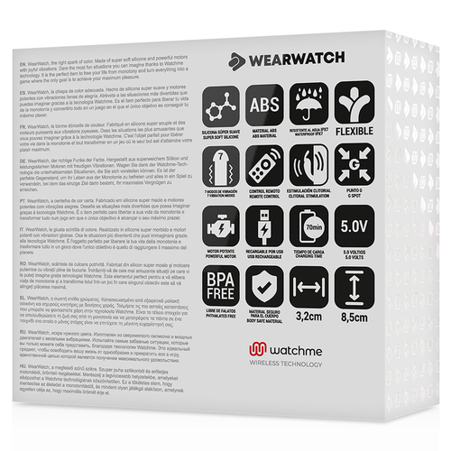 WEARWATCH VIBRADOR DUAL TECHNOLOGY WATCHME AÑIL / AZABACHE