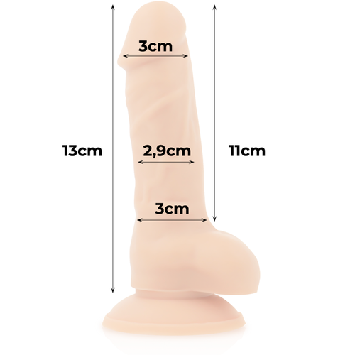 COCK MILLER ARNES + DILDO SILICONA DENSITY COCKSIL ARTICULABLE 13 CM