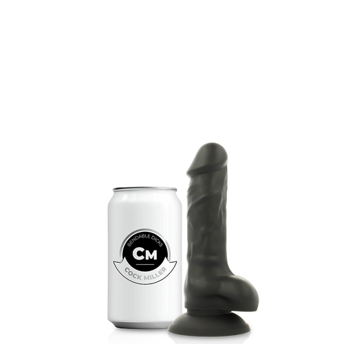 COCK MILLER ARNES + DILDO SILICONA DENSITY COCKSIL ARTICULABLE NEGRO 13 CM