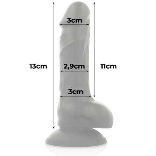 COCK MILLER ARNES + DILDO SILICONA DENSITY COCKSIL ARTICULABLE NEGRO 13 CM