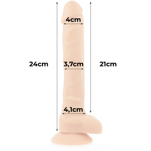 COCK MILLER ARNES + SILICONA DENSITY ARTICULABLE COCKSIL 24 CM