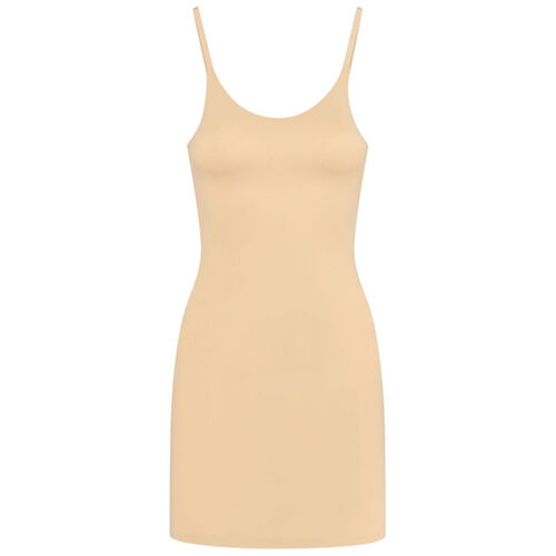 BYE-BRA - SINGLE VESTIDO INVISIBLE BEIGE TALLA L