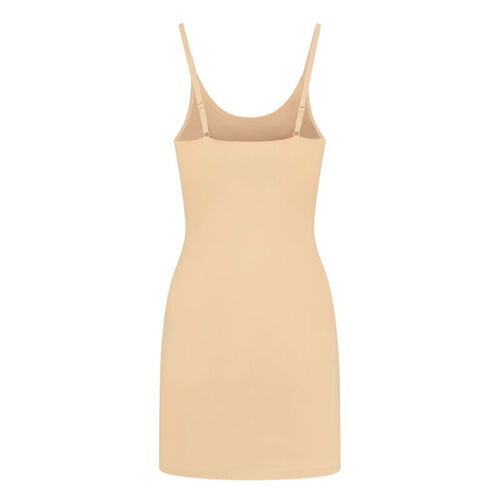 BYE-BRA - SINGLE VESTIDO INVISIBLE BEIGE TALLA L