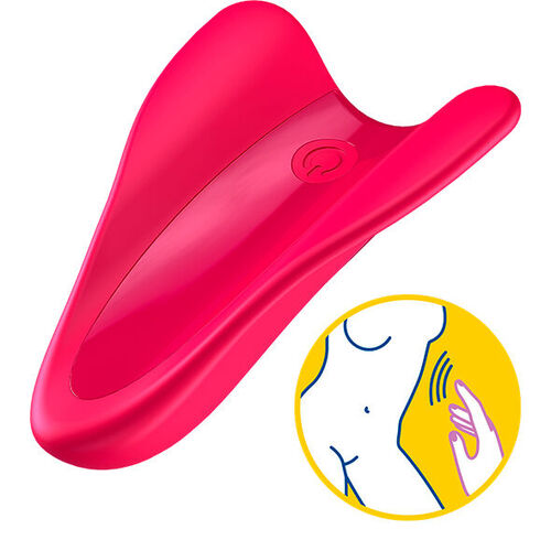 SATISFYER HIGH FLY VIBRADOR DEDAL FUCHSIA