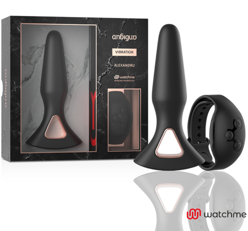 ANBIGUO WATCHME CONTROL REMOTO VIBRADOR PLUG ANAL ALEXANDRU