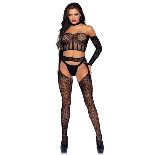 LEG AVENUE SET TRES PIEZAS TALLA UNICA