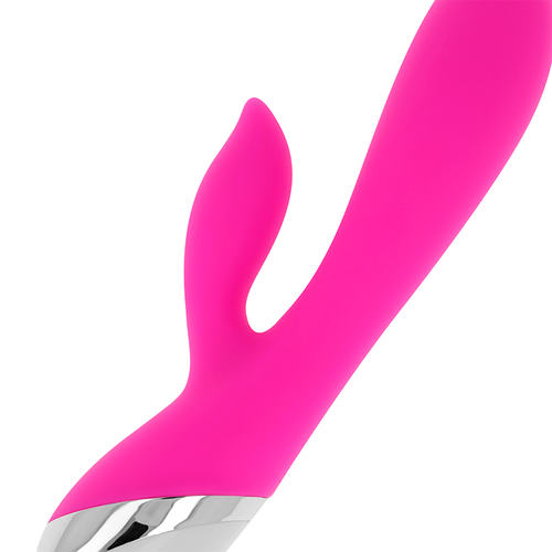 OHMAMA VIBRADOR CON RABBIT 10 MODOS DE VIBRACIÓN 19 CM