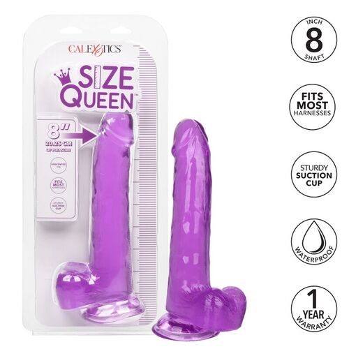 CALEX SIZE QUEEN DILDO - LILA 20.3 CM