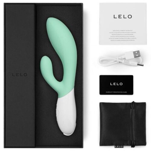 LELO INA 3 VERDE VIBRADOR  RABBIT LUJO  SEAWEED