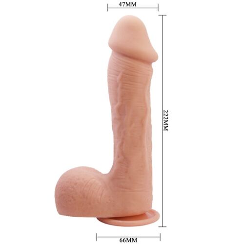 BEAUTIFUL ENCOUNTER JOHNSON LIFELIKE SKIN DILDO 22 CM