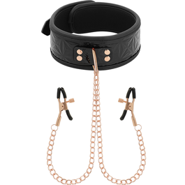 BEGME - BLACK EDITION HALSBAND MIT NIPPELKLEMMEN