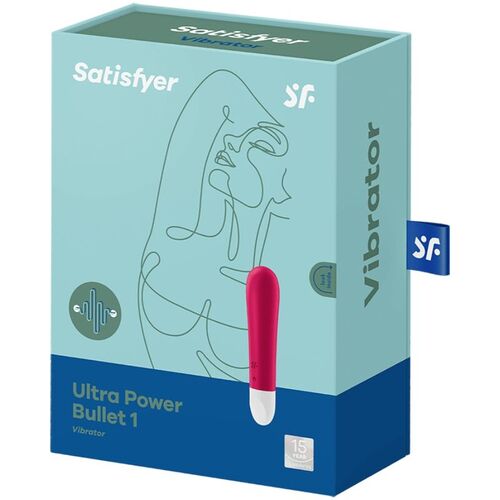 SATISFYER ULTRA POWER BULLET 1 BALA VIBRADORA ROJA