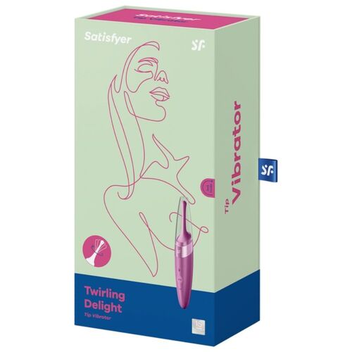 SATISFYER TWIRLING DELIGHT ESTIMULADOR CLITORIS - MORADO