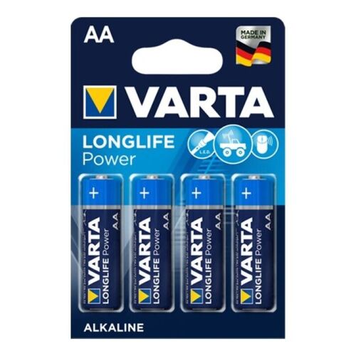 VARTA LONGLIFE POWER PILA ALCALINA AA LR6 BLISTER*4