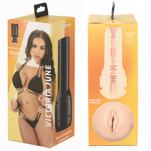 KIIROO - KEON + FEEL VICTORIA JUNE STROKER + LUBRICANTE AQUA QUALITY 50 ML