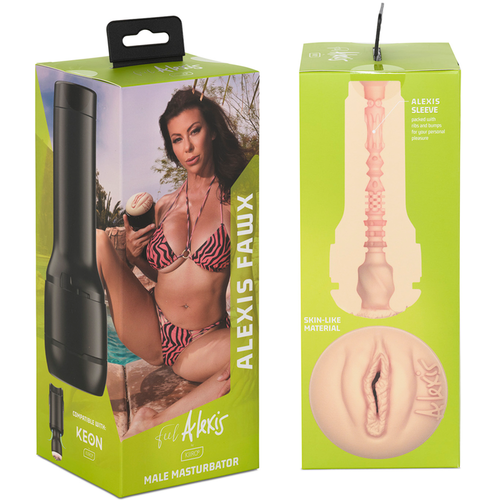 KIIROO - KEON + ALEXIS FAWX STROKER + LUBRICANTE AQUA QUALITY 50 ML