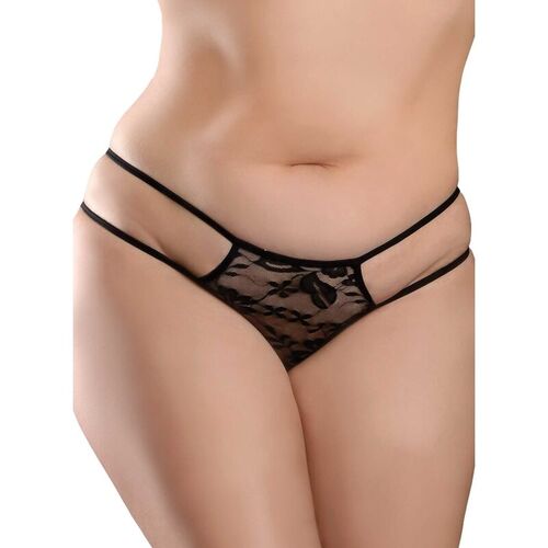 HOOK UP PANTIES - CROTCHLESS PLEASURE PEARLS XL-2XL