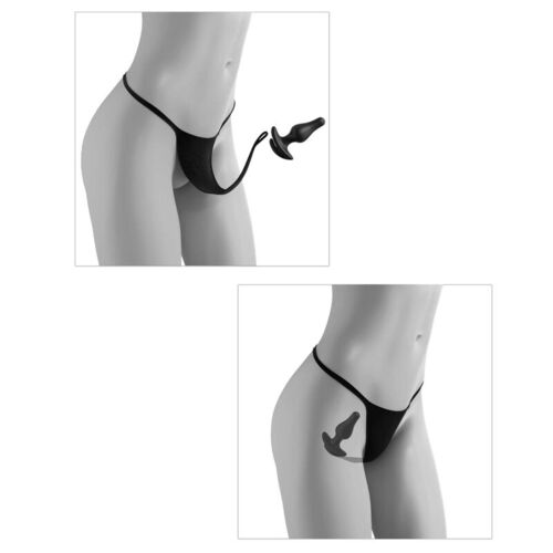 HOOK UP PANTIES - CROTCHLESS PLEASURE PEARLS XL-2XL