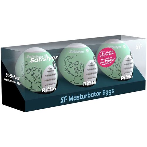 SATISFYER 3 HUEVOS MASTURBADORES - RIFFLE