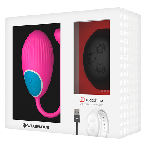 WEARWATCH HUEVO CONTROL REMOTO TECHNOLOGY WATCHME FUCSIA / AZABACHE