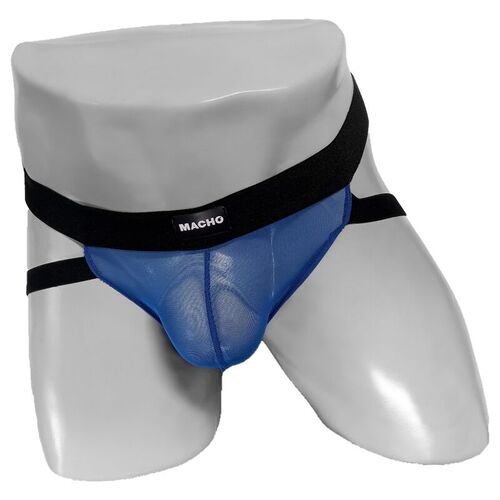 MACHO - MX22NB SUSPENSORIO REJILLA AZUL L/XL