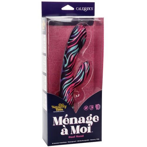 CALIFORNIA EXOTICS - VIBRADOR MENAGE A MOI DUAL WAND