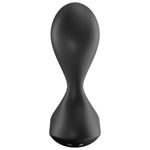 SATISFYER SWEET SEAL PLUG VIBRADOR APP - NEGRO