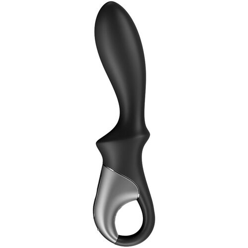 SATISFYER HEAT CLIMAX VIBRADOR ANAL APP - NEGRO