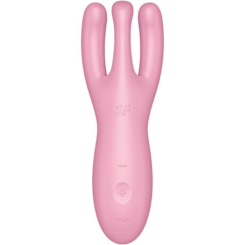 SATISFYER THREESOME 4 VIBRADOR APP - ROSA