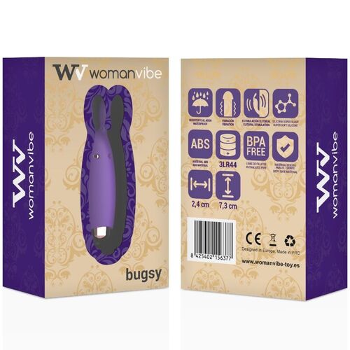 WOMANVIBE BUGSY ESTIMULADOR RABBIT SILICONA