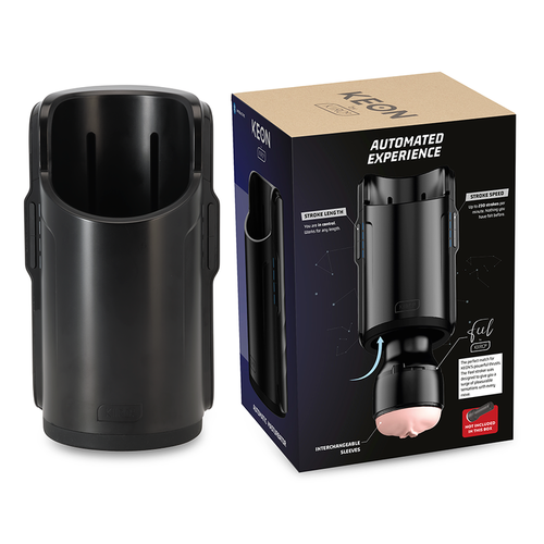 KIIROO - PACK KEON + FEEL LEIGH RAVEN + LUBRICANTE AQUA QUALITY 50 ML