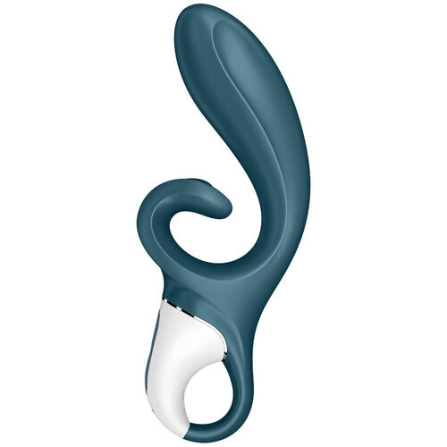 SATISFYER HUG ME VIBRADOR RABBIT - AZUL