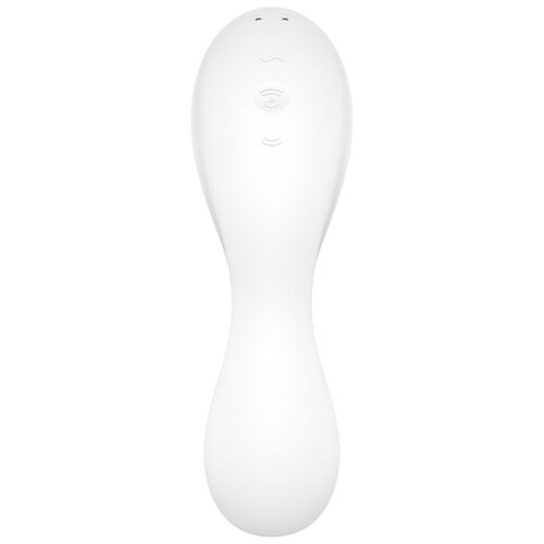 SATISFYER CURVY TRINITY 5 ESTIMULADOR Y VIBRADOR - BLANCO