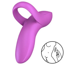 SATISFYER BOLD LOVER DEDAL VIBRADOR - BLANCO