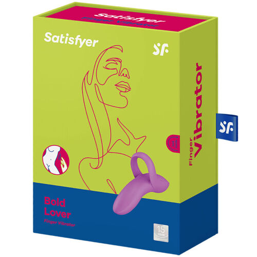 SATISFYER BOLD LOVER DEDAL VIBRADOR - ROSA