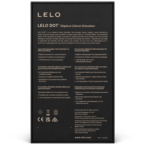 LELO DOT ESTIMULADOR DE CLÍTORIS - LILA