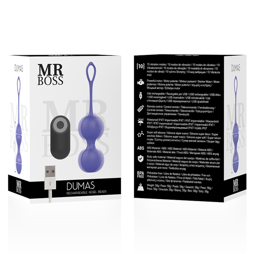 MR BOSS DUMAS KEGEL BOLAS VIBRADORAS CONTROL REMOTO