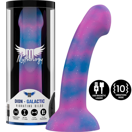 MYTHOLOGY DION GALACTIC DILDO M - VIBRADOR COMPATIBLE CON WATCHME WIRELESS TECHNOLOGY