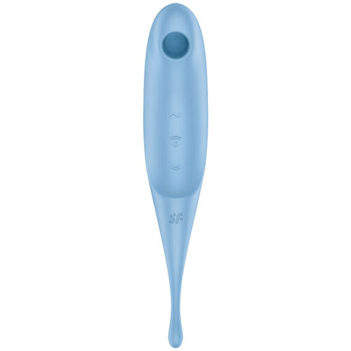 SATISFYER TWIRLING PRO ESTIMULADOR Y VIBRADOR - AZUL