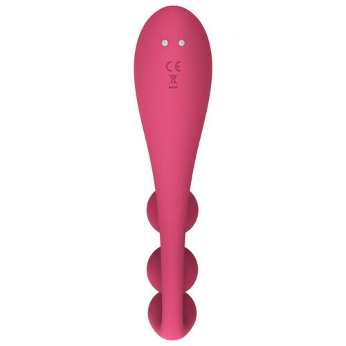 SATISFYER TRI BALL 1 MULTI VIBRADOR - ROJO