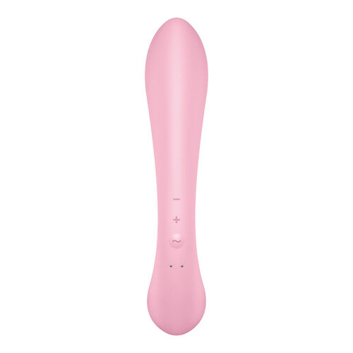 SATISFYER TRIPLE OH VIBRADOR HÍBRIDO - ROSA